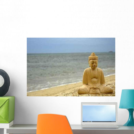 Bouddhameditation-mer Wall Decal Design 1