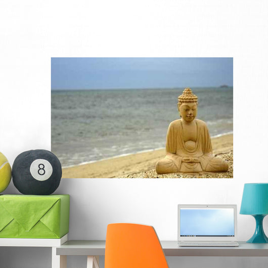 Bouddhameditation-mer Wall Decal Design 1
