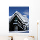 Chalet Sous La Neige Wall Decal