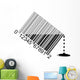 liquid barcode Wall Mural