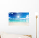 sand and Caribbean sea Wall Mural