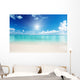 sand and Caribbean sea Wall Mural