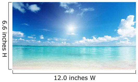 sand and Caribbean sea Wall Mural