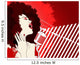 Jazz Singer on Grunge Background Wall Mural