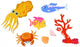 Sea-life Sea Creatures Wall Decal