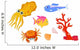 Sea-life Sea Creatures Wall Decal