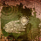 Collage mit Hand Wall Mural