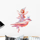Watercolor Fairy and Bird Wall Decal