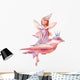 Watercolor Fairy and Bird Wall Decal
