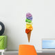 ice cream rainbow Wall Decal