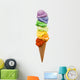 ice cream rainbow Wall Decal