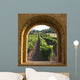Arched Window on the Vineyard Wall Mural