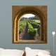 Arched Window on the Vineyard Wall Mural