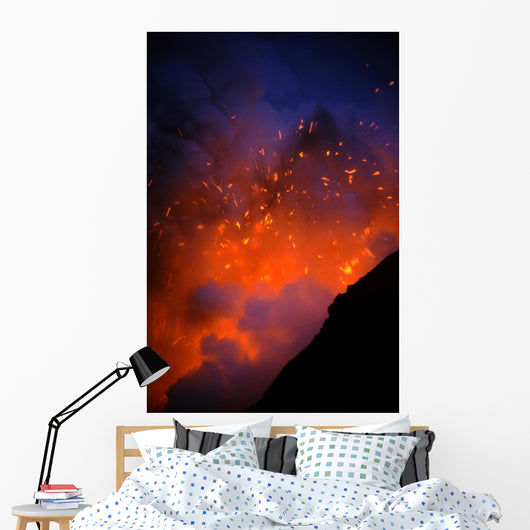 kilauea volcano Wall Mural