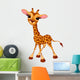 Giraffe Calf Wall Decal