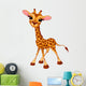 Giraffe Calf Wall Decal