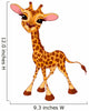Giraffe Calf Wall Decal