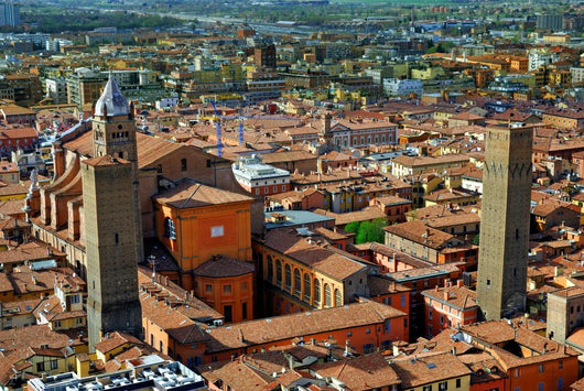 Italy Bologna Aerial View From Asinelli Tower Wall Mural