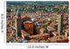 Italy Bologna Aerial View From Asinelli Tower Wall Mural
