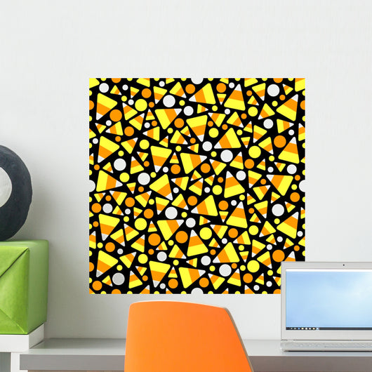 Seamless Candy Corn Wall Decal