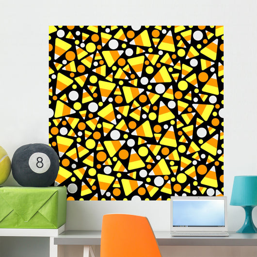 Seamless Candy Corn Wall Decal