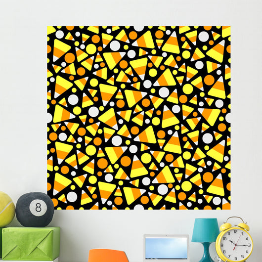Seamless Candy Corn Wall Decal