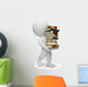 3D Small People Carrying Wall Decal