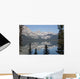 Mountain Lake Reflecting Mountain Wall Decal