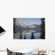 Mountain Lake Reflecting Mountain Wall Decal
