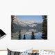 Mountain Lake Reflecting Mountain Wall Decal