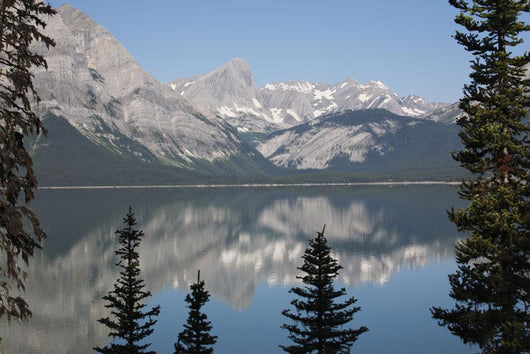 Mountain Lake Reflecting Mountain Wall Decal