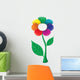 Rainbow Flower Wall Mural