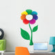 Rainbow Flower Wall Mural