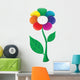 Rainbow Flower Wall Mural