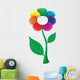 Rainbow Flower Wall Mural