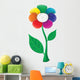 Rainbow Flower Wall Mural