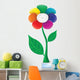 Rainbow Flower Wall Mural