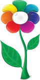 Rainbow Flower Wall Mural