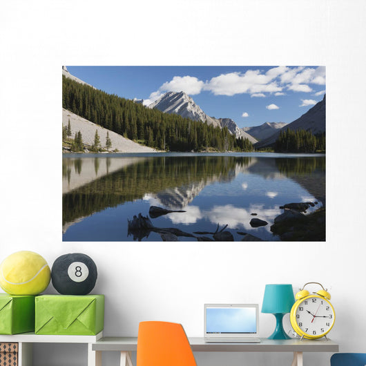 Mountain Reflecting Wall Decal