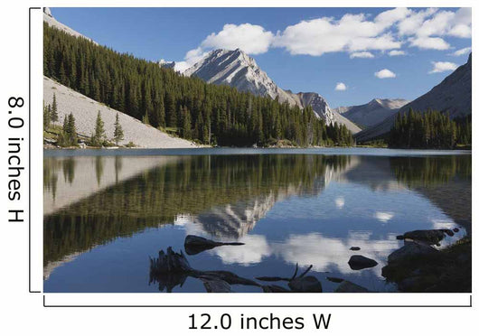 Mountain Reflecting Wall Decal