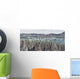 Rock Formations with Peaks Wall Decal
