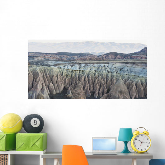 Rock Formations with Peaks Wall Decal