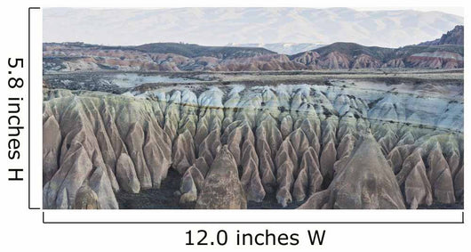 Rock Formations with Peaks Wall Decal