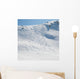 Ski Tracks Snow Mountain Wall Decal