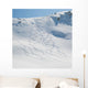 Ski Tracks Snow Mountain Wall Decal