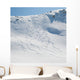 Ski Tracks Snow Mountain Wall Decal
