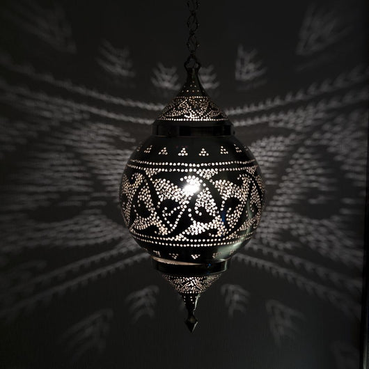 Illuminated Hanging Light Fixture Wall Decal