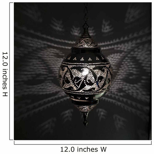 Illuminated Hanging Light Fixture Wall Decal