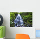Waterfall with Lush Foliage Wall Decal