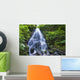 Waterfall with Lush Foliage Wall Decal